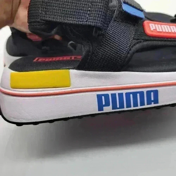 PUMA FUTURE RIDER SANDALS BLACK HOOK and LOOP SPORT US 4 WOMEN'S 5.5 - Picture 11 of 13